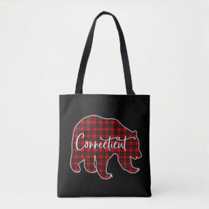 Tote Bag Joyeux Noël Connecticut Festif Retro Sunset