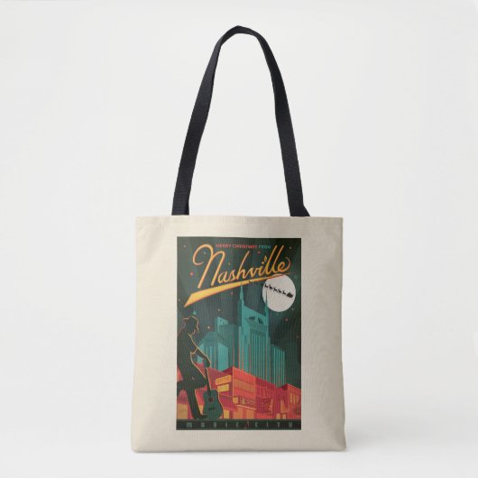 Tote Bag Joyeux Noël de Nashville (Devant)