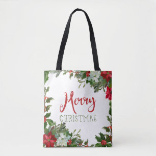 Tote Bag Joyeux Noël de verdure