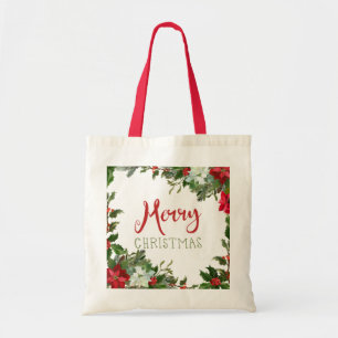 Tote Bag Joyeux Noël de verdure