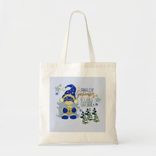 Tote Bag Joyeux Noël décoratif personnalisé (Devant)