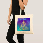 Tote Bag Joyeux Noël décoratif personnalisé (Devant (produit))