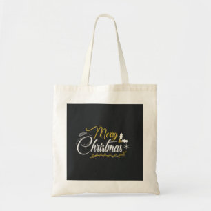 Tote Bag Joyeux Noël décoratif personnalisé Fourre-tout