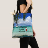 Tote Bag Joyeux Noël des Bahamas (De près)