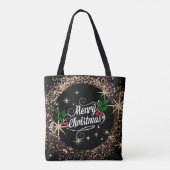 Tote Bag Joyeux Noël écoute et brille (Dos)