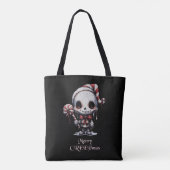 Tote Bag Joyeux Noël Éffrayant gothique (Dos)