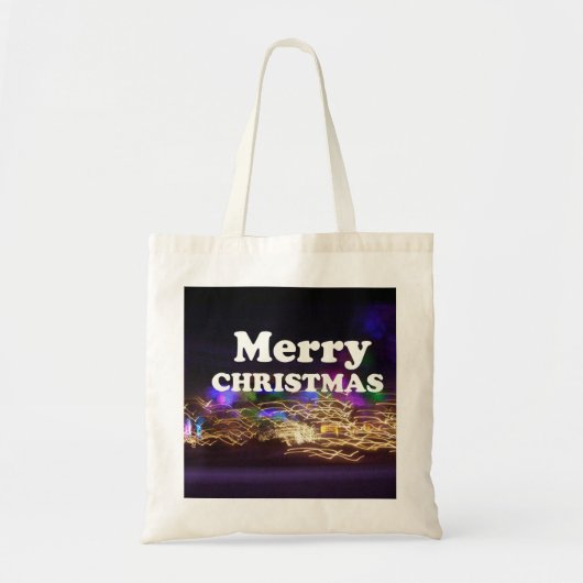 Tote Bag Joyeux Noël et bonnes voeux de Nouvel An (Devant)