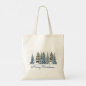 Tote Bag Joyeux Noël hiver Arbre (Dos)