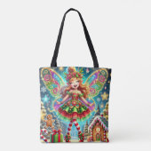 Tote Bag Joyeux Noël Joyeux Fairy Magic (Dos)