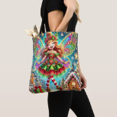 Tote Bag Joyeux Noël Joyeux Fairy Magic (De près)