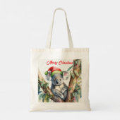 Tote Bag Joyeux Noël Koala assis à Gumtree (Dos)