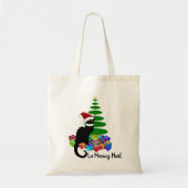 Tote Bag Joyeux Noël Le Conversation Noir Noël (Devant)