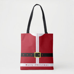Tote Bag Joyeux Noël - Père Noël - Ajouter un texte / no