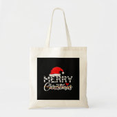 Tote Bag Joyeux Noël Père Noël Funny Famille (Devant)