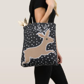 Tote Bag Joyeux Noël - Reinder (De près)