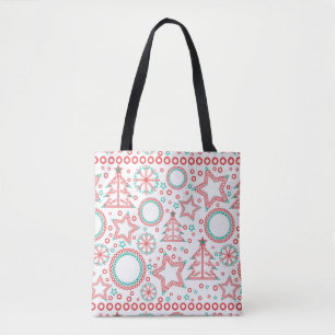 Tote Bag Joyeux Noël sans couture