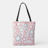 Tote Bag Joyeux Noël sans couture (Dos)