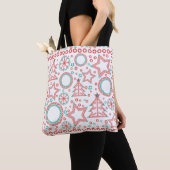 Tote Bag Joyeux Noël sans couture (De près)