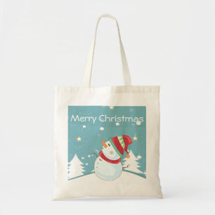 Tote Bag Joyeux Noël Snowman Fourre-tout