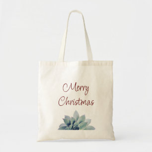 Tote Bag Joyeux Noël Succulent Botanique Désert