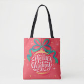 Tote Bag Joyeux Noël Whimsical | Noël (Devant)