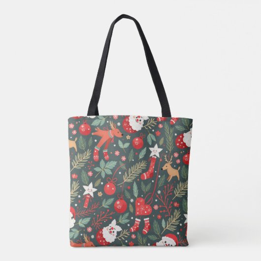 Tote Bag Joyeux Noël Whimsy (Dos)