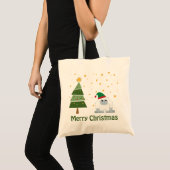 Tote Bag Joyeux Noël Yeti (Devant (produit))