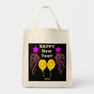 Tote Bag Joyeux Nouvel An Souhaite Épicerie Fourre-tout