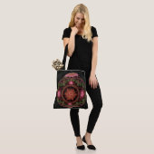 Tote Bag Joyeux ornement d'art fractal (Sur le modèle)