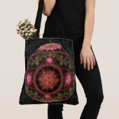 Tote Bag Joyeux ornement d'art fractal (De près)