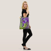 Tote Bag Joyeux Pansies... (Sur le modèle)