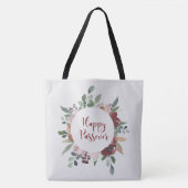 Tote Bag Joyeux Pâque Floral Pessa Art (Devant)
