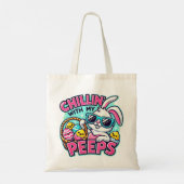 Tote Bag Joyeux Pâques Fraîcheur Avec Mes Peeps (Dos)