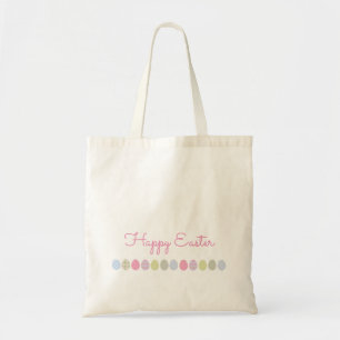 Tote Bag Joyeux Pastel Oeufs de Pâques Printemps Chasse aux