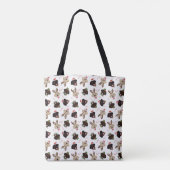 Tote Bag Joyeux Pawlidays Labrador Retriever Dogs (Dos)