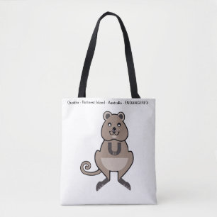 Tote Bag Joyeux QUOKKA - Australie - Nature -