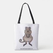 Tote Bag Joyeux QUOKKA - Australie - Nature - (Dos)