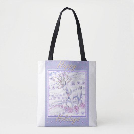 Tote Bag Joyeux Rendez-vous des Fêtes (Devant)