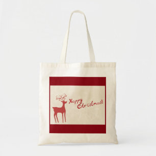 Tote Bag Joyeux rennes de Noël décoratifs personnalisés