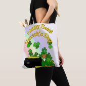 Tote Bag "Joyeux Saint Patrick’s Day Oliver." (De près)