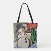 Tote Bag Joyeux Selfie de Noël ! (Dos)