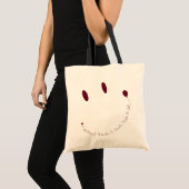 Tote Bag Joyeux sourire facial (Devant (produit))
