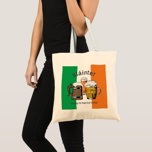 Tote Bag JOYEUX ST PATRICK'S DAY Sláinte Beers (Devant (produit))