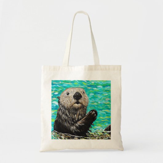 Tote Bag Joyeux tableau de la Petite Loupe de Mer (Devant)
