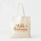 Tote Bag Joyeux Thanksgiving (Devant)