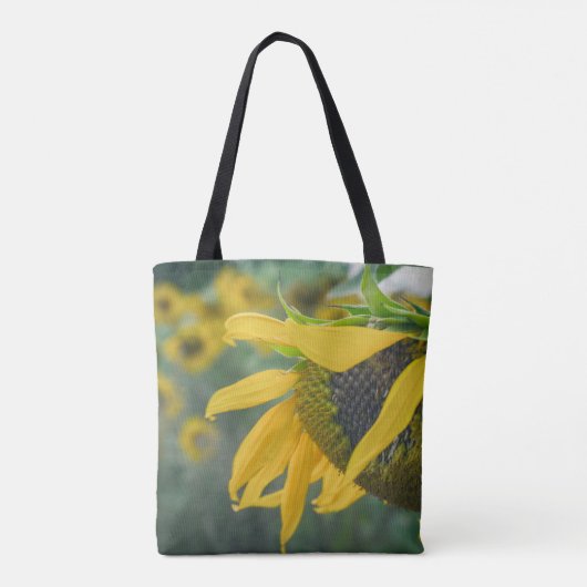 Tote Bag Joyeux tournesol rustique (Dos)