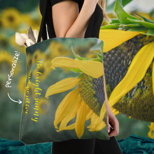 Tote Bag Joyeux tournesol rustique