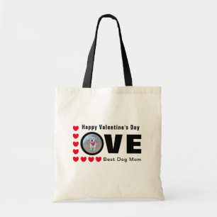 Tote Bag Joyeux Valentines Jour Chien Maman Amour Coeurs Ro