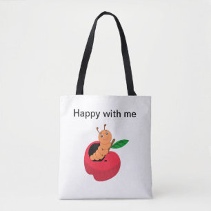 Tote Bag Joyeux ver mignon