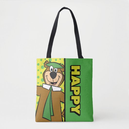 Tote Bag Joyeux Yogi Bear (Devant)